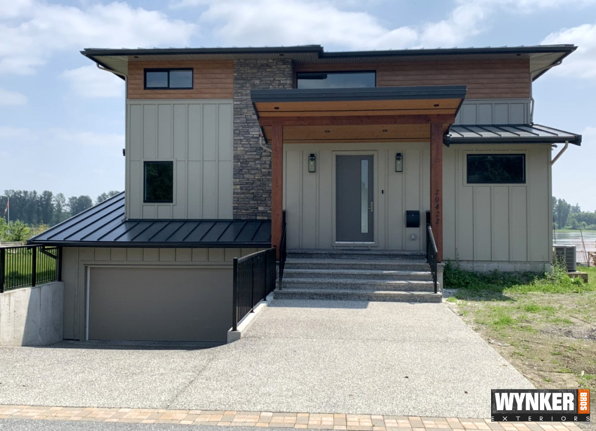 Custom metal roof panels in the Fraser Valley, BC