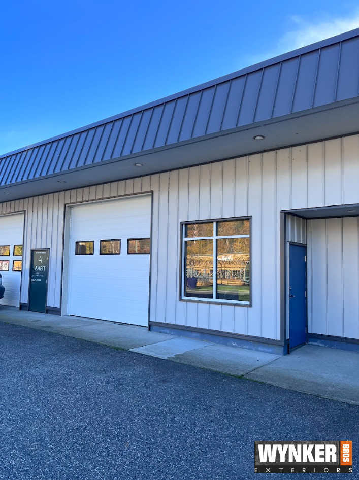 Standing seam siding in Chilliwack, BC