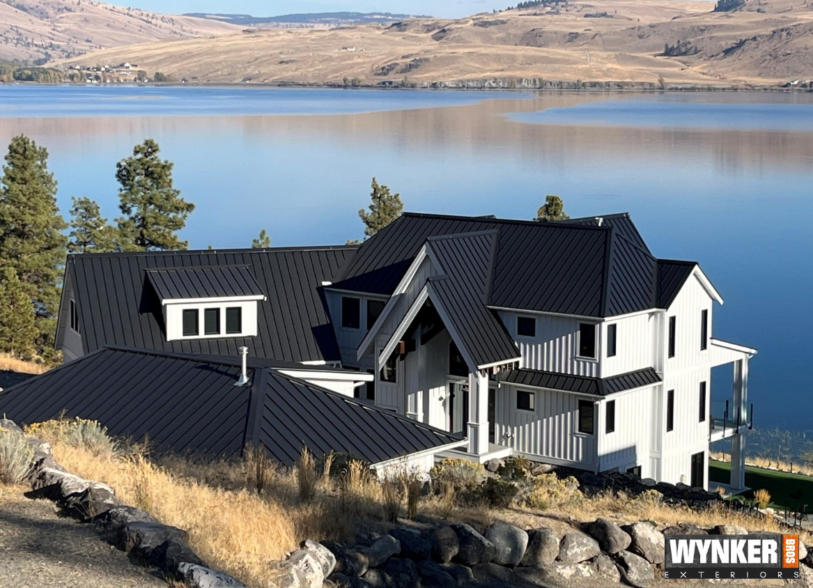 Standing seam roof in Merritt, BC